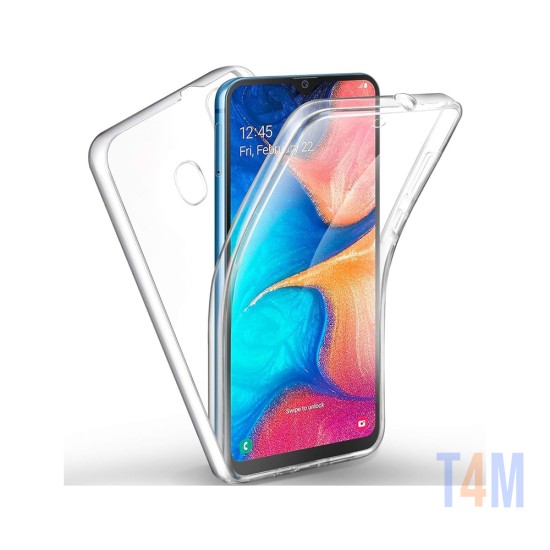 Funda de Silicona 360º para Samsung Galaxy A10s Transparente